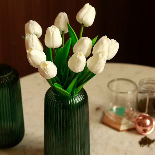 The Lisse | Artificial Tulips Pack of 10 flowers