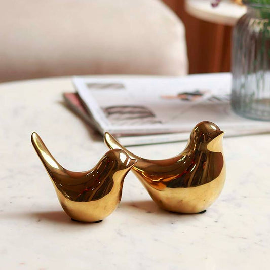 Golden Songbirds | Set of 2