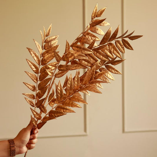 Golden Decorative Stems | Set of 3