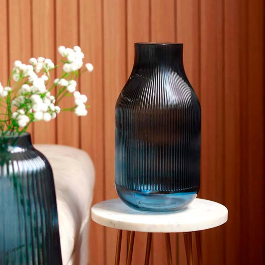 The Arc Sapphire | Blue Glass Vase