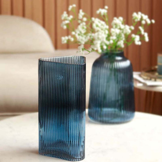 The Svelte Aqua | Blue Glass Vase