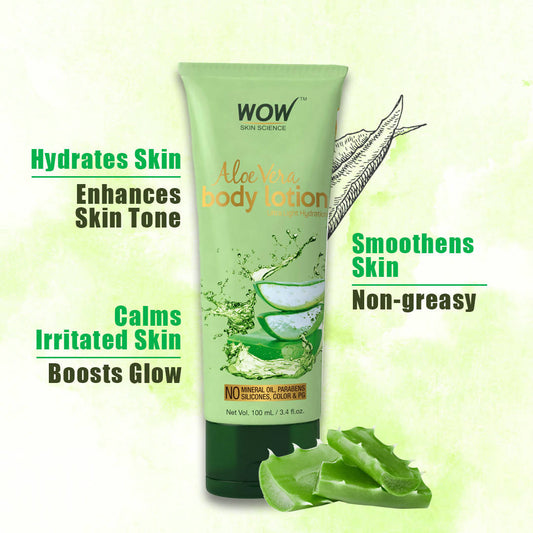 Wow Skin Science Aloe Vera Body Lotion - 100 ml