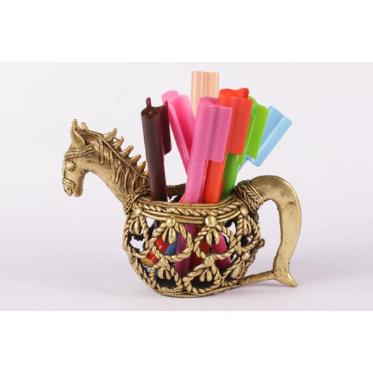 Decorative Horse Shaped Pen Stand