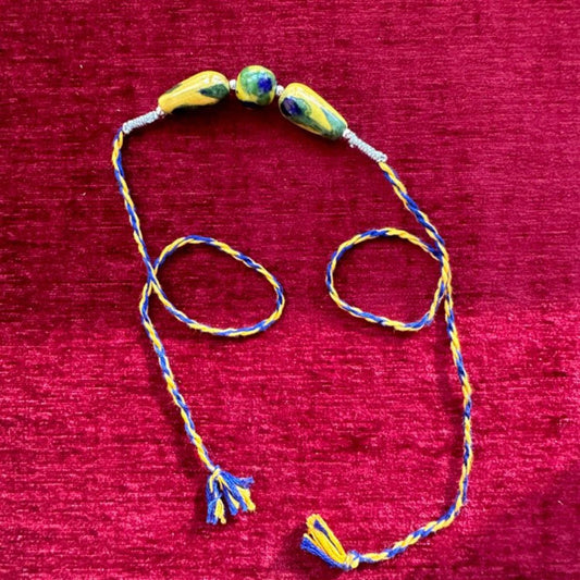 Pottery Moti Rakhi | Multiple Colors