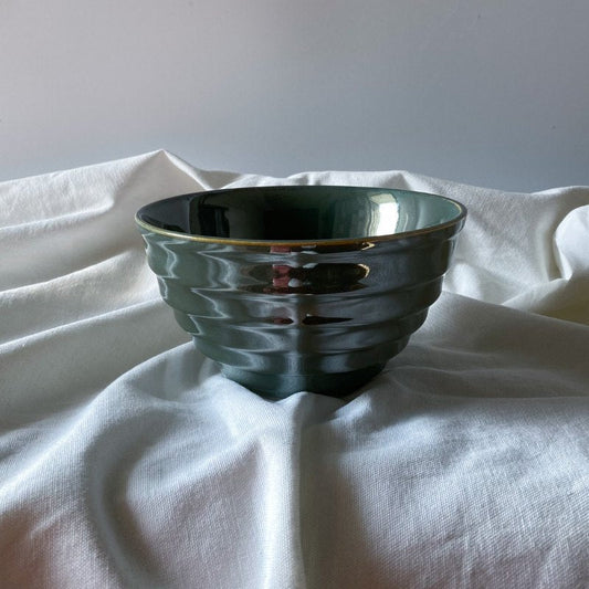 Ceramic Handmade Spiral Serving Bowl