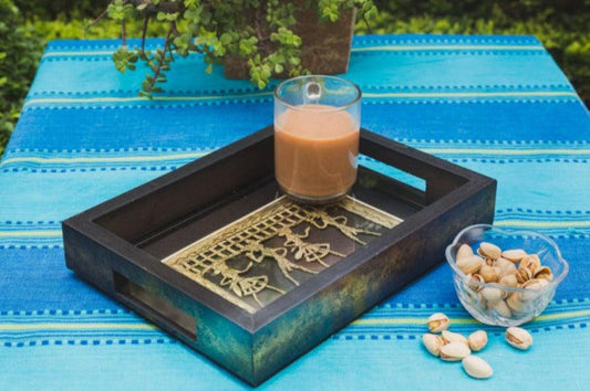 Handcrafted Dhokra Art Serving Tray