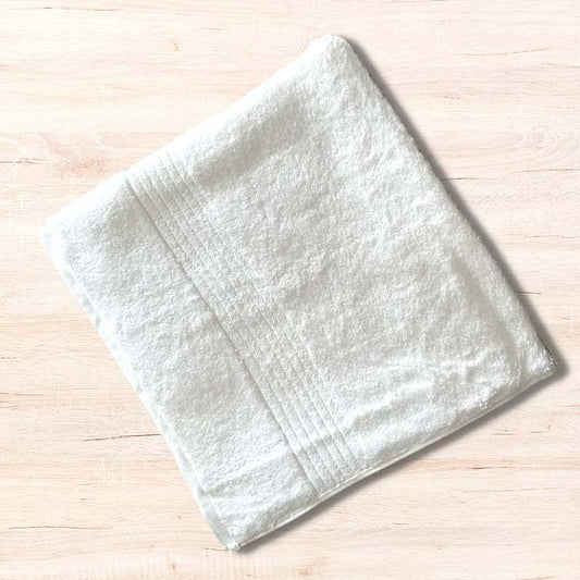 White Bath Towel | 27 inches x 57 inches