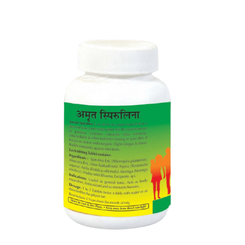 Baps Amrut Amrut Spirulina - 60 tabs