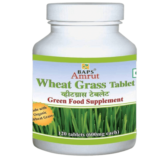Baps Amrut Wheat Grass Tablets - 120 tabs
