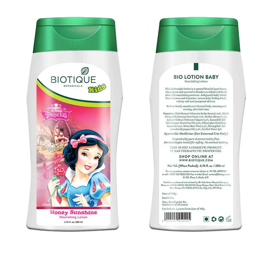 Biotique Bio Disney Princess Nourishing Lotion for kids - 200 ml