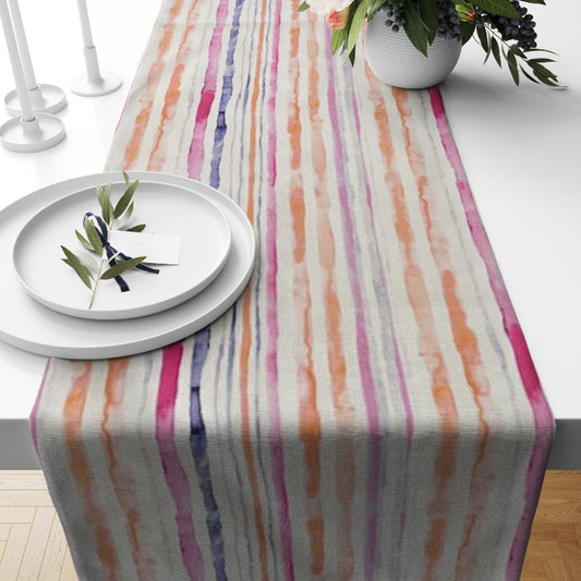 Brushstroke Table Runner | 72x13 Inches, 58x13 Inches