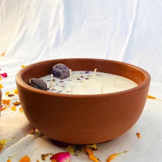 Nalika Indoor Outdoor Candles | 7 wick | Citronella and Peppermint