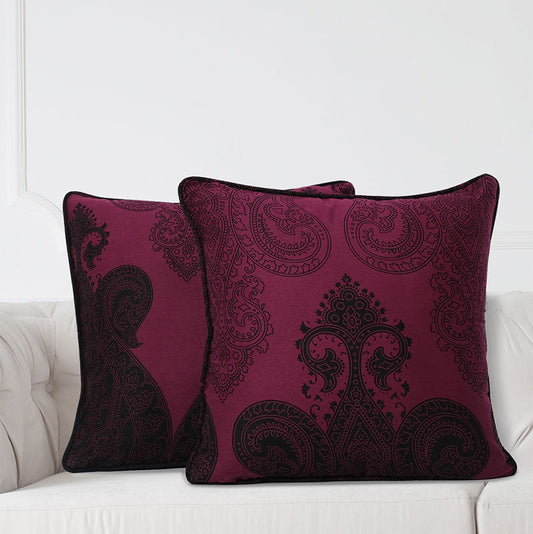 Isa  Printed Pure Cotton Cushion Covers | 12 x 12 Inch | Set of 2