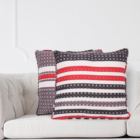 Dolores Printed Pure Cotton Cushion Covers | 12 x 12 Inch | Set of 2