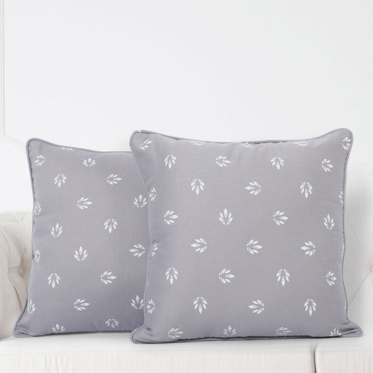 Liliana Printed Cotton Cushion Covers | 12 x 12 Inch | Set of 2 | Multiple Colors