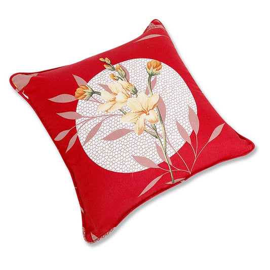 Avannah  Floral Printed Cushion Covers | 12 x 12 Inch | Set Of 2