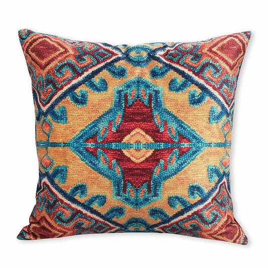 Rey  Aztec Design Cushion Covers | 16 x 16 Inch | Set Of 2