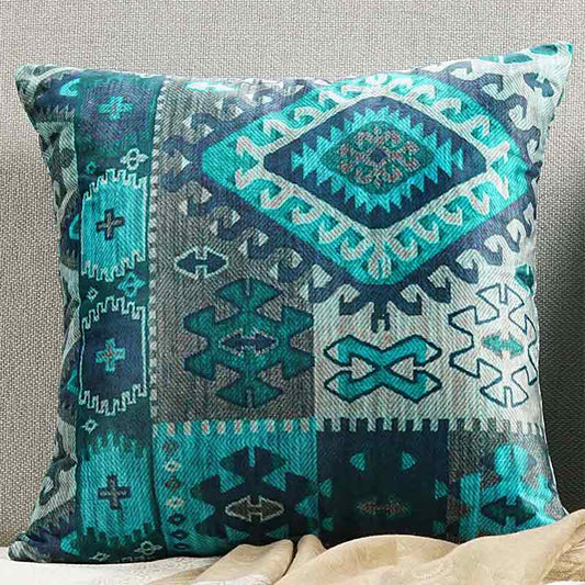 Catalina Aztec Design Cushion Covers | 16 x 16 Inch | Set Of 2 | Multiple colors