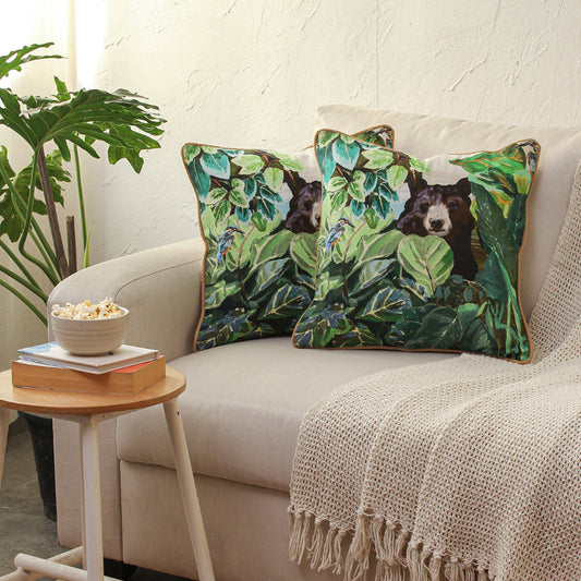 Namdapha Cushion Covers | 16 x 16 Inches | Single, Set Of 2