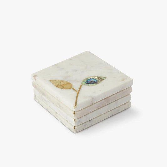 Classic Marble Coasters | Set of 4 | Multiple Designs