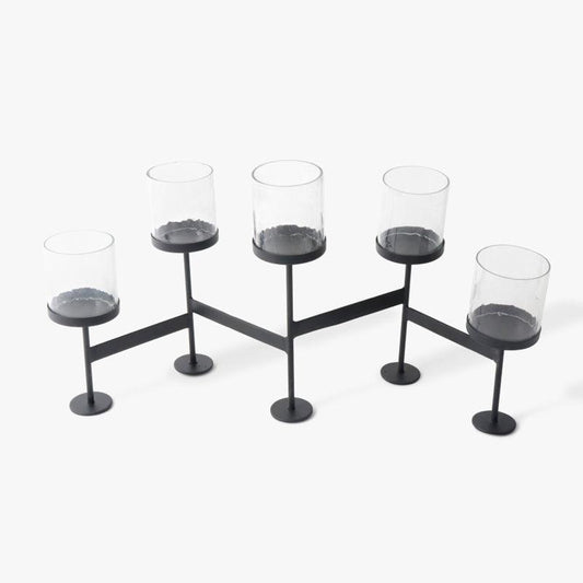 Black Vesta Candle Stand