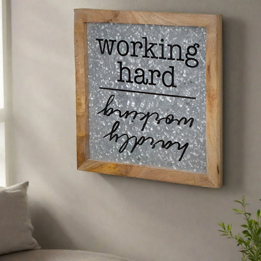 Quarantine Mood Scripted Wall Art