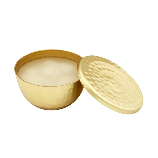 Gold Hammer Scented Candle Bowl