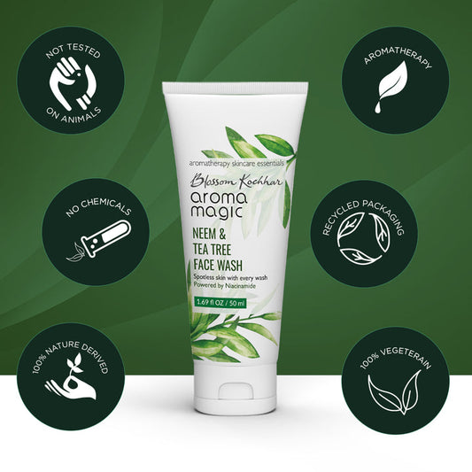 Blossom Kochhar Aroma Magic Neem and Tea Tree Face Wash - Niacinamide