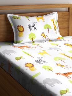 Animal Print Bedsheet | Single Size