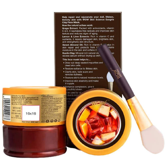 Wow Skin Science Sangria Clay Face Mask - 200 ml