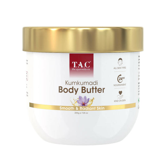 T.A.C - The Ayurveda Co. Kumkumadi Body Butter With Sandalwood, Saffron & Shea Butter
