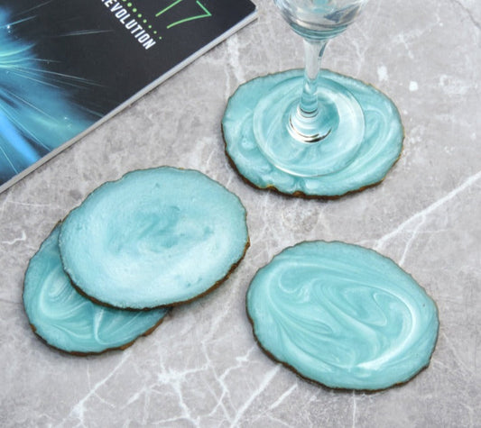 Resin Coasters | Set of 6 | Multiple Colors