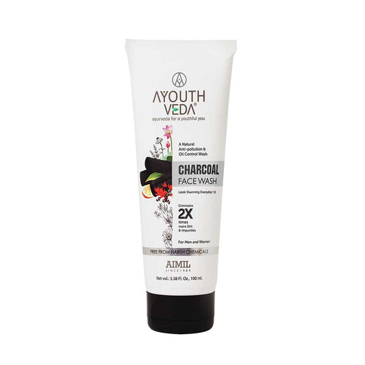 Ayouthveda Charcoal Face Wash - 100 ml