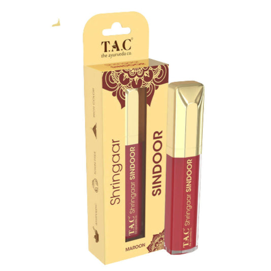 T.A.C - The Ayurveda Co. 100% Natural Herbal Liquid Sindoor Maroon