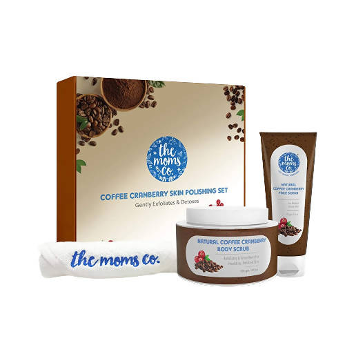 The Moms Co Coffee Cranberry Skin Polishing Set