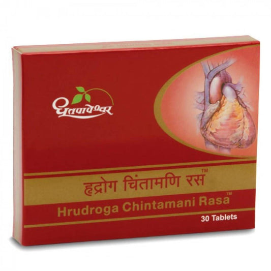 Dhootapapeshwar Hrudroga Chintamani Rasa - 30 tabs