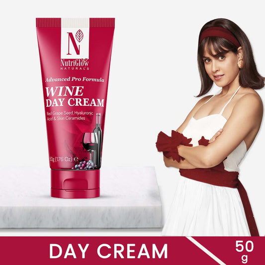 NutriGlow NATURAL'S Advanced Pro Formula Wine Day Cream - 50 gms