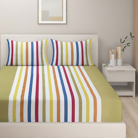 Magical Linea Cotton Bedding Set | Double Size | Multiple Colors