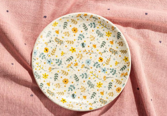 Chrysanthemum Quarter Plate | Set of 2