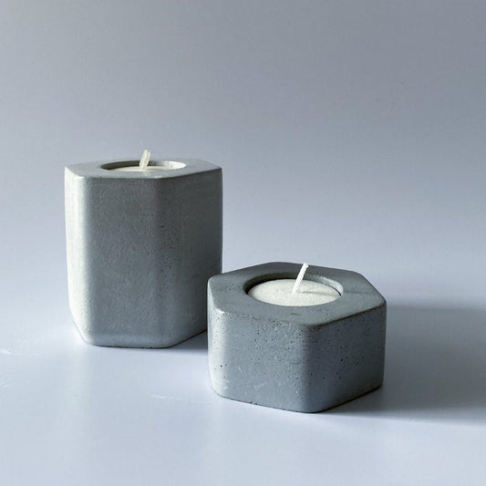 Concrete Tea Light Holder | Set of 2