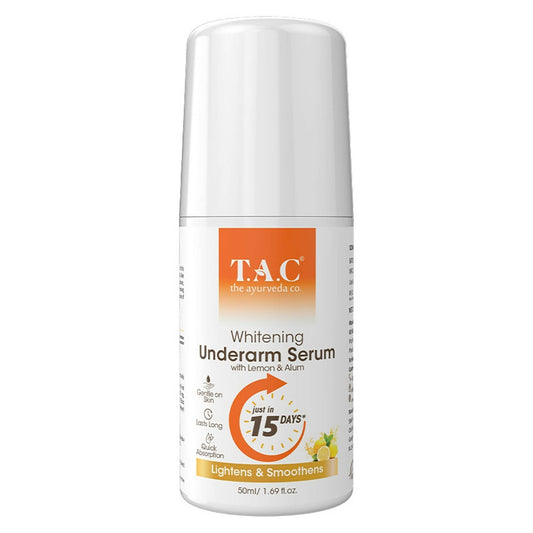 T.A.C Ayurvedic Lemon Roll-On Deodorant with Aloe Vera – Freshness & Skin Care