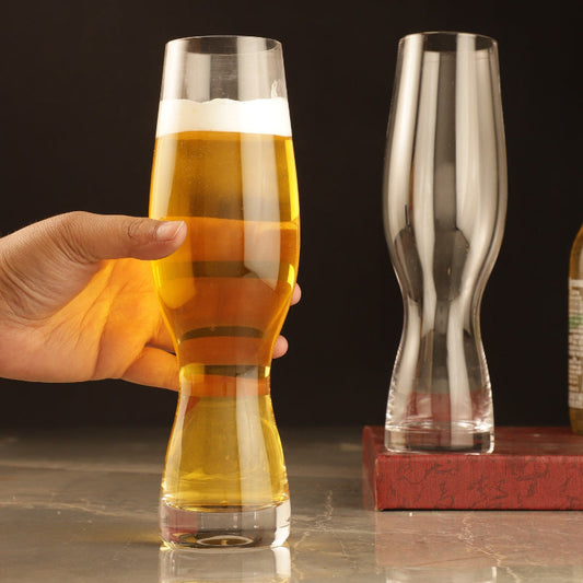 Curvy Beer Glasses | Set of 2