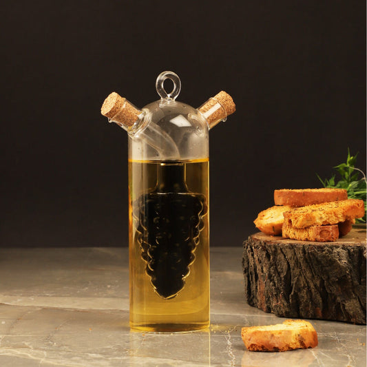 Glass Double Wall Oil Vinegar Dispenser