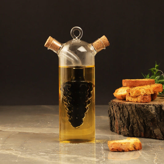 Glass Double Wall Oil Vinegar Dispenser