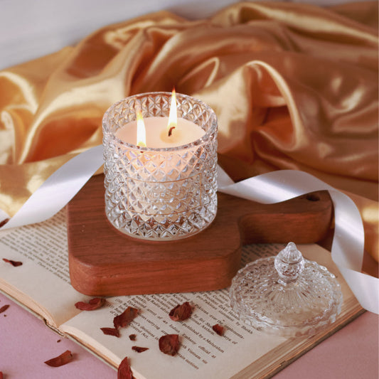 Diamond Jar Scented Candle | Multiple Fragnance