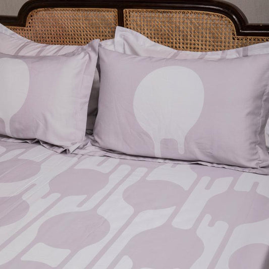 Cool Grey DripDrip Bedding Set | King Size