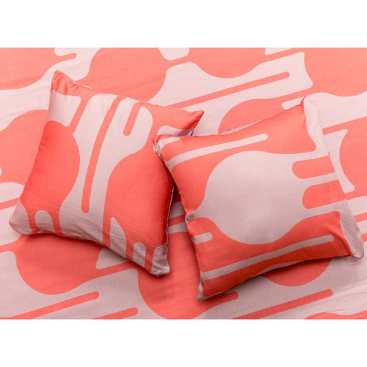 Coral DripDrip Cushion Covers | Set of 2