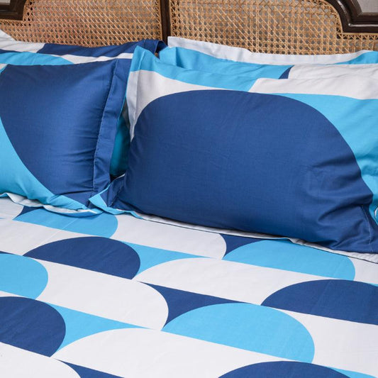 Swim Blue Echo Bedding Set | King Size