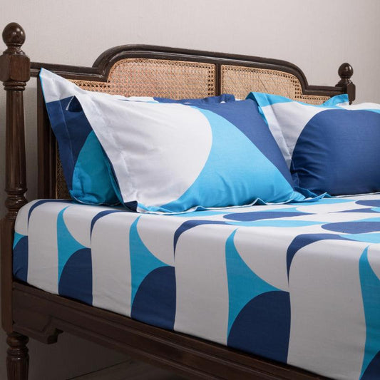 Swim Blue Echo Bedding Set | King Size