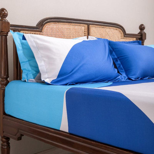 Swim Blue Echo King Bedding Set | King Size